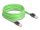 Delock RJ45 hálózati kábel Cat.6A apa   apa SF/UTP alkalmas kábelvezető láncokhoz PUR (TPU) 5 m zöld (80891)