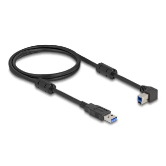   Delock USB 5 Gbps kábel A-típusú apa - B-típusú apa 90  balra hajlítva 1 m (81100)