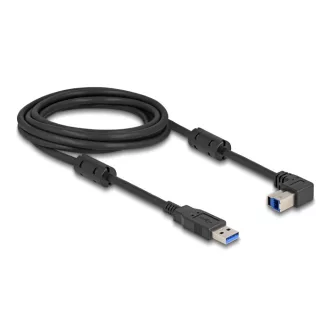   Delock USB 5 Gbps kábel A-típusú apa - B-típusú apa 90  felfelé néző csatlakozóapaval 3 m (81106)