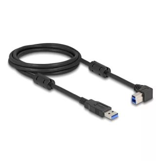   Delock USB 5 Gbps kábel A-típusú apa - B-típusú apa 90  jobbra hajlítva 2 m (81109)