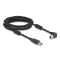 Delock USB 5 Gbps kábel A-típusú apa - B-típusú apa 90  jobbra hajlítva 5 m (81111)