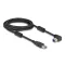 Delock USB 5 Gbps kábel A-típusú apa - B-típusú apa 90  lefelé néző csatlakozóapaval 3 m (81114)