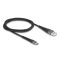 Delock USB 2.0 kábel A-típusú USB apa - USB Type-C  apa meghosszabbított hajlítás védelemmel 1 m (81121)
