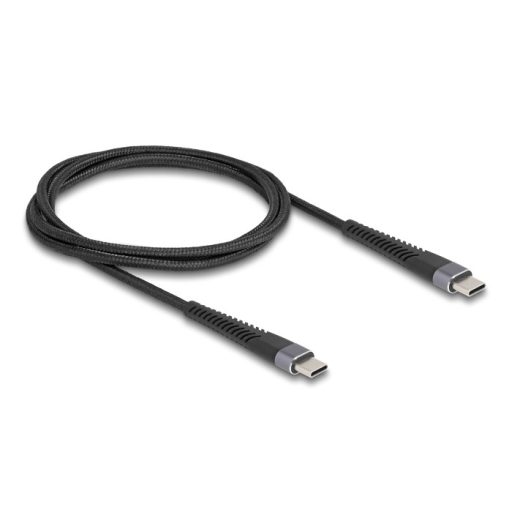Delock USB 2.0 kábel USB Type-C  apa - apa meghosszabbított hajlítás védelemmel 60 W 1 m (81124)