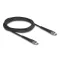 Delock USB 2.0 kábel USB Type-C  apa - apa meghosszabbított hajlítás védelemmel 60 W 2 m (81125)