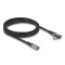 Delock USB 20 Gbps bővítőkábel, ívelt bal / jobb, USB PD 3.1 Extended Power Range 240 W 2 m (81148)