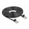 Delock RJ45 lapos patch kábelcsatlakozó a dugóhoz Cat.6A U/FTP 5 m fekete (81167)