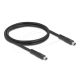 Delock Mini DisplayPort kábel 16K 60 Hz 80 Gbps 1 m