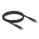 Delock Mini DisplayPort kábel 16K 60 Hz 80 Gbps 1,5 m