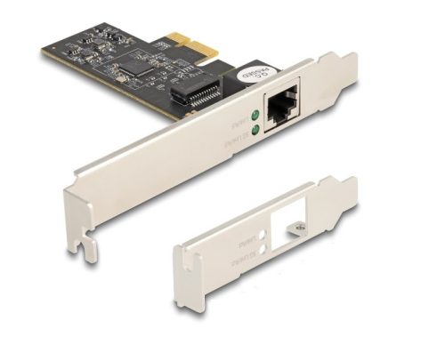 Delock PCI Express x1 kártya - 1 x RJ45 5 Gigabit LAN (81260)