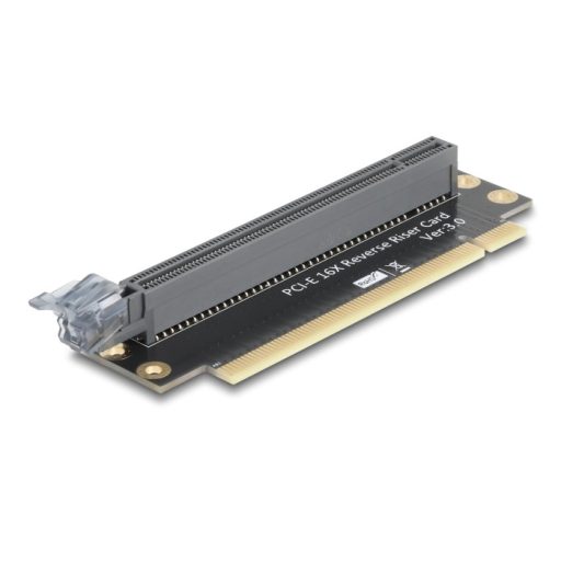 Delock Riser kártya PCI Express 3.0 x16 apa x16-os bővítőhelyre 90 -os jobbra szögben - Slot magasság 23 mm (81291)