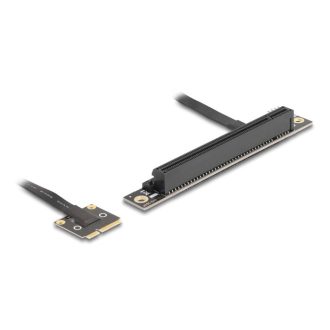   Delock adapter Mini PCIe apa PCIe 3.0 x16 slot 90 -os szögben, 20 cm-es kábellel (81294)