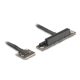 Delock adapter Mini PCIe apa PCIe 3.0 x8 slot 90 -os szögben, 20 cm-es kábellel