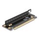 Delock Riser kártya PCI Express 3.0 x16 apa x16-os bővítőhelyre 90  balra szögben - Slot magassága 35 mm