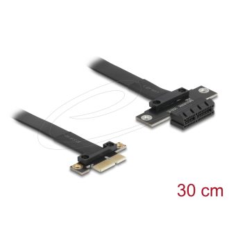   Delock PCI Expressz riser kártya x1 apa - x1 szlot kábellel 30 cm hosszú (81297)