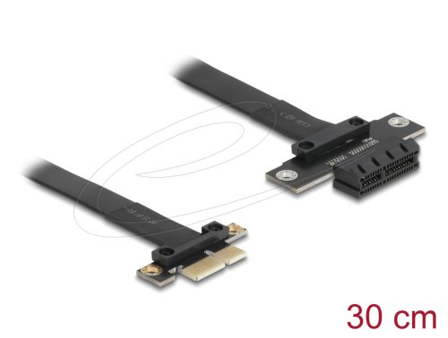 Delock PCI Expressz riser kártya x1 apa - x1 szlot kábellel 30 cm hosszú