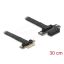Delock PCI Expressz riser kártya x1 apa - x1 szlot kábellel 30 cm hosszú (81297)