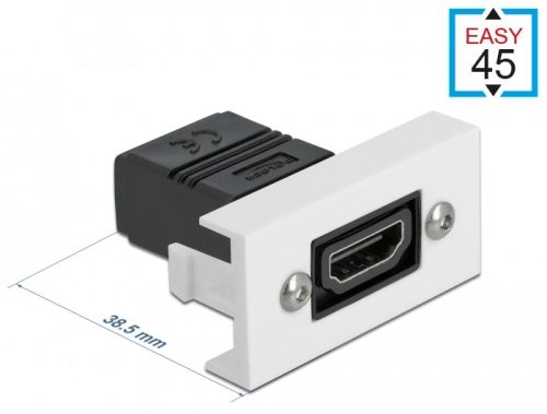 Delock Easy 45 HDMI modul egyenes, 22,5 x 45 mm (81303)