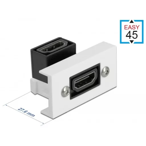 Delock Easy 45 HDMI modul 90  hajlított 22,5 x 45 mm (81304)