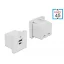 Delock Easy 45 USB töltő port modul 1 x A-típusú és 1 x USB Type-C  csatlakozó felülettel (81313)