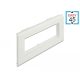 Delock Easy 45 modul tartó telepítési csatornához 175 x 80 mm (81317)