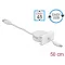 Delock Easy 45 modul USB 2.0 behúzhatós kábel A-típusú USB - Micro-B típusú EASY-USB csatlakozókkal (81319)