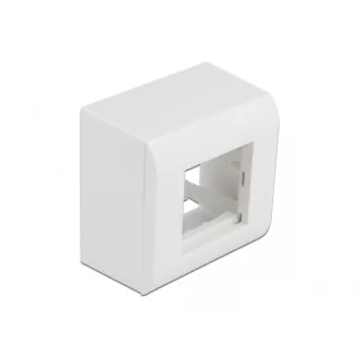   Delock Easy 45 Modul felületre rögzített háza, 82 x 82 mm, fehér (81332)