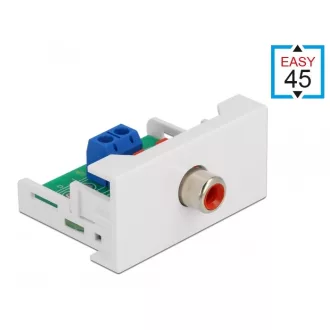   Delock Easy 45 modulos RCA anya csatlakozó 22,5 x 45 mm (81337)