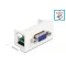 Delock Easy 45 Module D-Sub 9 tűs anya   6 tűs sorkapocs 22,5 x 45 mm (81348)