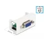 Delock Easy 45 Module D-Sub 9 tűs anya   6 tűs sorkapocs 22,5 x 45 mm (81348)
