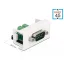 Delock Easy 45 Module D-Sub 9 tűs apa   10 tűs sorkapocs 22,5 x 45 mm (81351)