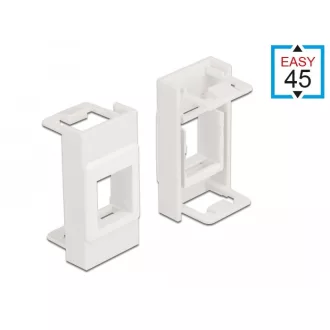   Delock Easy 45 Modul Keystone tartó 22,5 x 45 mm, fehér (81353)