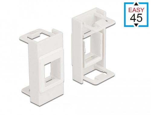 Delock Easy 45 Modul Keystone tartó 22,5 x 45 mm, fehér (81353)