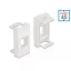 Delock Easy 45 Modul Keystone tartó 22,5 x 45 mm, fehér (81353)