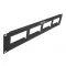 Delock Easy 45 19  patch panel kivágás 4 x 90,5 x 45,2 mm, 2U, fekete (81378)