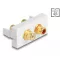 Delock Easy 45 modul 2 x RCA anya port, piros / fehér gyűrű 22,5 x 45 mm (81396)