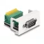 Delock Easy 45 Module D-Sub 9 tűs apa   9 tűs sorkapocs 22,5 x 45 mm (81408)