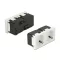 Delock 45 x 45 mm méretű, 2 modulos 45  elrendezésű Easy 45 földelt hálózati csatlakozóaljzat (81423)