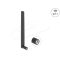 Delock WiFi 7 antenna RP-SMA-dugó 2,0 - 4,4 dBi 17 cm mindenirányú, dönthető csatlakozással (fekete színű) (81452)