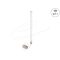 Delock WiFi 7 antenna N-dugó 4,5 - 6,6 dBi 32 cm irányítatlan, rögzített, kültéri, fehér (81455)