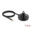 Delock Antenna mágneses talp 1 x N jack - 1 x SMA dugó ULA100 1 m kültéri fekete (81492)