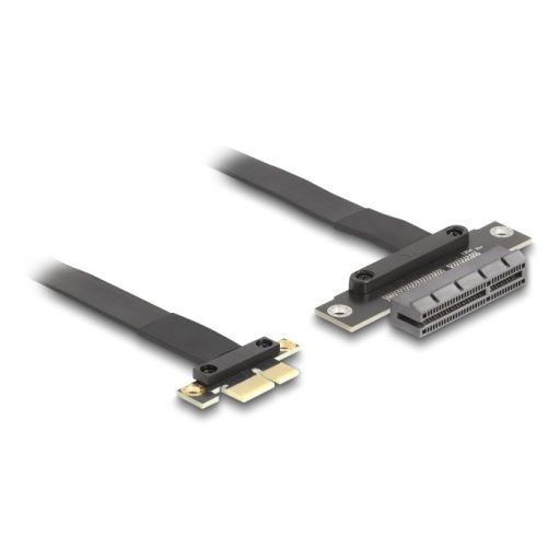 Delock Riser kártya PCI Express 3.0 x1 x1-es apa x4-es bővítőhelyre, 30 cm-es kábellel (81495)