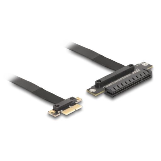 Delock Riser kártya PCI Express 3.0 x1 x1 apa x8-as bővítőhelyre, 30 cm-es kábellel (81496)