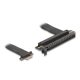 Delock Riser kártya PCI Express 3.0 x1 apa x16-os bővítőhelyre, 30 cm-es kábellel