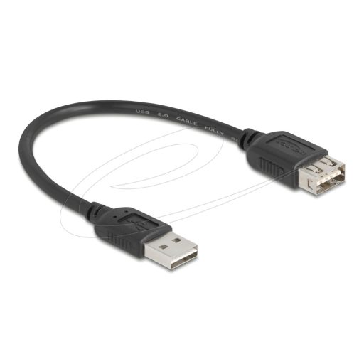 Delock USB 2.0 hosszabbítókábel EASY USB Type-A apa - EASY USB Type-A anya 0,2 m (81510)