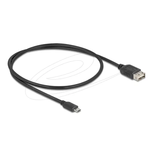 Delock USB 2.0 kábel EASY USB Type Micro apa - EASY USB Type-A anya 0,5 m (81517)