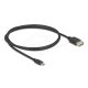 Delock USB 2.0 kábel EASY USB Type Micro apa - EASY USB Type-A anya 1 m
