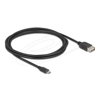   Delock USB 2.0 kábel EASY USB Type Micro apa - EASY USB Type-A anya 2 m (81519)