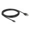 Delock USB 2.0 kábel EASY USB Type Micro apa - EASY USB Type-A anya 3 m (81520)