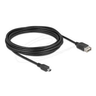   Delock USB 2.0 kábel USB Type Mini-B apa - EASY USB Type-A anya 5 m (81527)